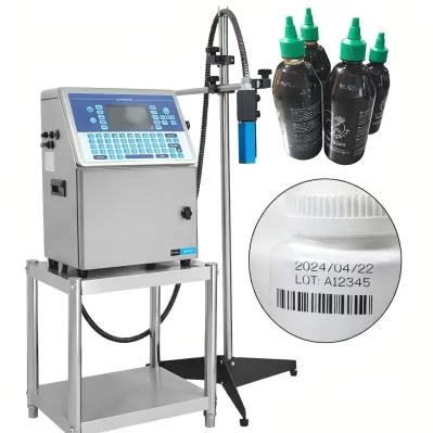 DF-B600 Plus Small Character Industrial Inkjet Printer Text Barcode Batch Code Printing